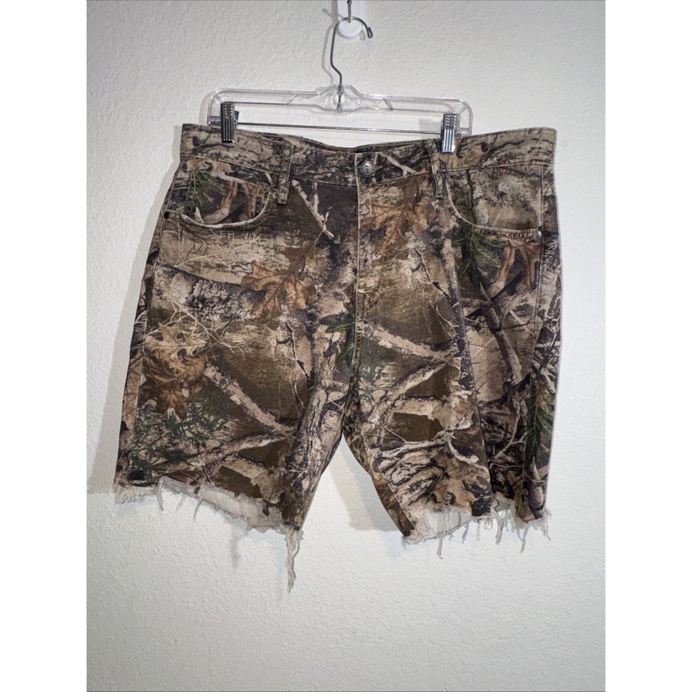 Jordan Craig Men's Hunter Camo Shorts Size 36 Camouflage Distressed NWOT